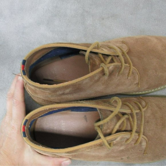 Peter Werth Shoes Mens Size 10 Tan Leather Lace Up Desert Boots
